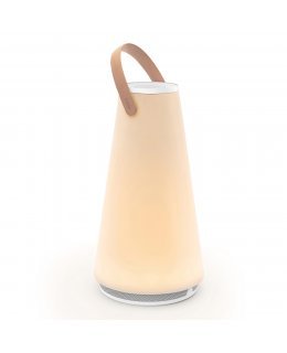 Pablo UMA WHT-TAN LED Sound Lantern